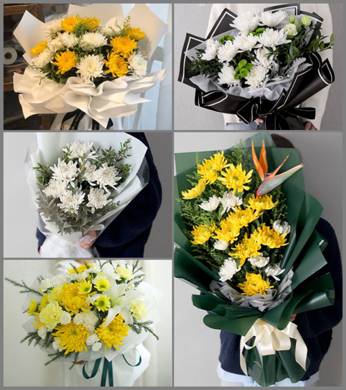 江苏苏州常熟市虞山镇九里村白事花束代送
